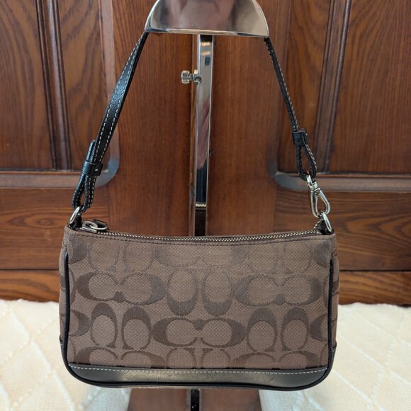 Coach 6094 vintage y2k signature brown semi Hampton mini bag - Picture 3 of 11